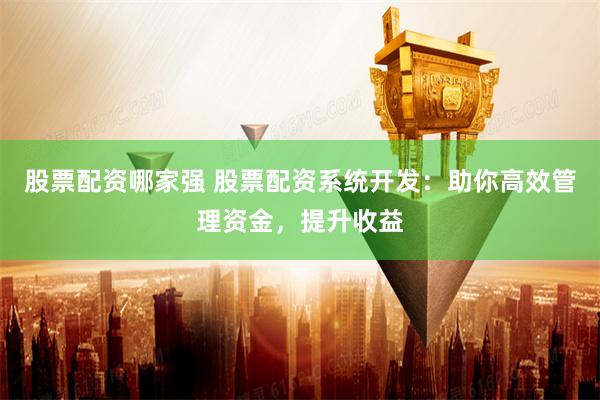 股票配资哪家强 股票配资系统开发：助你高效管理资金，提升收益