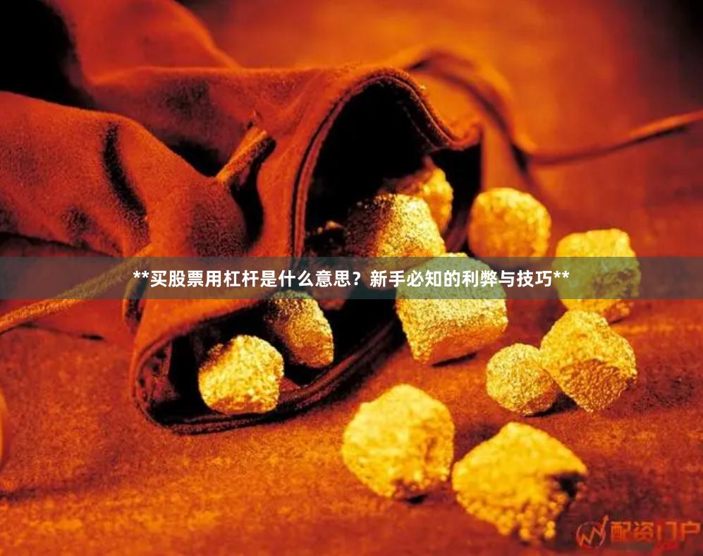 **买股票用杠杆是什么意思？新手必知的利弊与技巧**